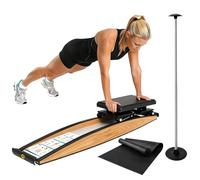 Machine de Ski D'IntéRieur AméLioréE,EntraîNeur De Ski avec BâTons, éQuipement Multifonctionnel, IdéAl pour La Salle de Sport à Domicile, L'EntraîNement Complet du Corps