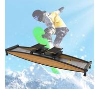 Machine De Ski D'IntéRieur SimuléE, ÉQuipement d'exercice De Ski, RéSistance RéGlable De 0 À 100 Kg, Charge De 150 Kg pour L'EntraîNement De La Taille, De l'abdomen Et des Jambes