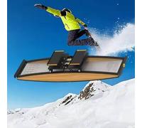 Machine de Ski d'intérieur simulée, simulateur d'entraînement la Taille avec résistance au Vent, Machine Cardio Amusante for Un entraînement Complet du Corps