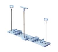 Machine de ski pliable multifonction pour entraînement pelvien et hanches pour la maison, la salle de sport et les jambes