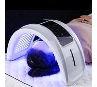 Machine De Soins De La Peau par Luminothérapie À LED, Thérapie Photonique Pliable 7 Couleurs, avec 182 Puces, pour Affiner Les Pores, Éliminer L'acné, Contrôler l'huile Et Minimiser Les Ridules