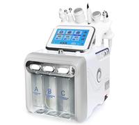 Machine de soins du visage hydrogène et oxygène - Machine faciale 6 en 1 Hydro Aqua pour la maison et le salon avec écran LED
