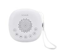 Machine de sommeil portable à bruit blanc, machine de sommeil apaisante portable, rechargeable par USB pour chambre à coucher, crèche, voyage, méditation, salle d'étude et hôpital, 10 x 10 x 4,1 cm