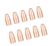 Machine de soudage au laser en 10 pièces Kit de cuivre Buse de cuivre pour le laser portable pistolet laser Machine de soudage à tête laser Machine de soudage laser Wire guide nozzle 1.2mm 10 pièces