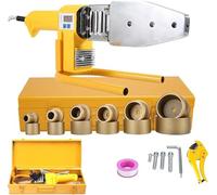 Machine de soudage de tuyaux en plastique, 800 W, kit de soudeur à affichage numérique pour tubes PPR PP PE PVC (20-63 mm) - Outil essentiel pour le soudage de tuyaux