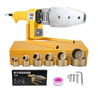 Machine De Soudage De Tuyaux en Plastique, Soudeuse par Fusion De Tuyaux PPR 1000 W avec Double Dissipation Thermique, Soudeuse De Tuyaux à Affichage NuméRique pour Tuyaux PPR PE PP(20-63 Mm)