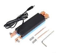 Machine de soudage par points intégrée compacte avec déclencheur automatique et chemin conducteur en cuivre pour un soudage efficace par batterie (noir)