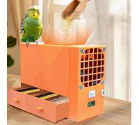 Machine de soufflage pour oiseaux - Double tiroir pour une interception efficace des petites particules - Affichage numérique - Idéal pour le traitement du millet et des céréales