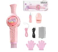 Machine de souffleuse à Bulles automatiques - Fabricant de Bulles de Tout-Bas-Batteur | Jouet interactif d'arrière-Cour pour Les et Les Adultes, Parfait pour Les fêtes d'anniversaire, Les Mari