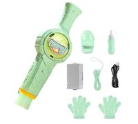 Machine de souffleuse à Bulles - Jouet à Bulles en Plastique, générateur Automatique, Amusement pour Tout-Petit | Dispositif Rechargeable Compact avec lumières, créateur de Mousse extérieure pour Les