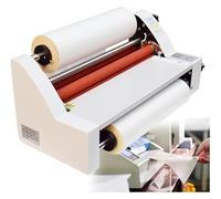 Machine de stratification de 350mm, Machine de stratification de rouleau froid et chaud, laminateur thermique simple ou Double face pour carte de papier, placage de bois et feuille de PVC