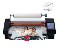 Machine de stratification de papier, préchauffage de 2 minutes, A4/A3+Film à froid Laminator la plastification simple et double face pour le bureau, l'école, les affaires et la maison, pas de bulles