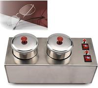 Machine de teinture de lentilles, équipement de teinture de lunettes, 2 interrupteurs indépendants, tasse en acier inoxydable, conduction thermique rapide, pour les magasins de lunettes, traitement