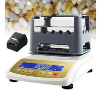 Machine De Test De Pureté De l'or Mise à Jour 2026, Densimètre pour Métaux Précieux, Testeur D'authenticité pour Argent, Or K, Palladium Et Platine, Testeur De Pureté De l'argent(W/Printer,MDJ600K)