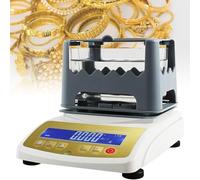 Machine de testeur de pureté d'or, analyseur de pureté en métal numérique pour Or, Argent, Palladium et Platine, Compteur de densité précis et densimètre Solide, pour Le Laboratoire, la bij MDJ-1200K