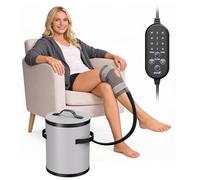 Machine de thérapie par le froid, machine à glace pour chirurgie du genou, aide à soulager les douleurs au genou, système de circulation d'eau froide avec pompe, minuterie réglable, idéale pour le LCA