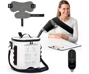Machine de thérapie par le froid pour épaule avec minuterie programmable, machine à glace portable pour épaule après une chirurgie, système de récupération de remplacement léger, soulagement de la
