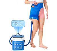 Machine de thérapie par le froid pour hanche après chirurgie avec régulateur de pression et affichage de la température, machine à glace pour remplacement de la hanche avec minuterie, système de