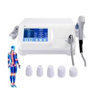 Machine de Thérapie par Ondes de Choc, Appareil Ondes de choc kiné, Pneumatiques extracorporelles dispositif ondes de choc focale avec 5 têtes réglables, 0,5 À 8 Bars