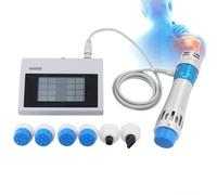 Machine de thérapie par ondes de choc ED, appareil de thérapie par ondes de choc avec 7 têtes de massage, fréquence réglable de 1 à 18 Hz et énergie de 10 à 300 MJ, profondément dans la peau de 8 cm