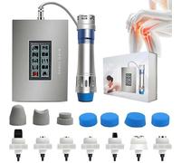 Machine de Thérapie par Ondes de Choc Électrique,Équipement ESWT avec 7 Têtes pour Dysfonction Érectile,Soulagement des Douleurs des Tissus Profonds pour Dos Nuque Pieds,Lombaires et Coude(Upgrade)