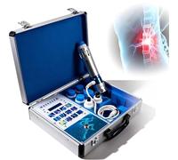 Machine de Thérapie par Ondes de Choc, Équipement ESWT Multifonctionnel avec 7 Têtes pour Soulagement des Douleurs Musculaires, Traitement DE et Régénération Osseuse, Portable(Normal)