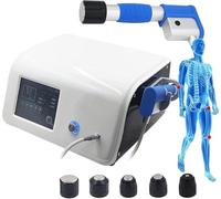 Machine De Thérapie Par Ondes De Choc Extracorporelles électromagnétiques, Machine à Ondes De Choc E-D Pour Douleurs Articulaires Et Soulagement Des Douleurs Musculaires, Avec 5 Têtes De Massage