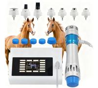 Machine De Thérapie Par Ondes De Choc Extracorporelles Pour Chevaux, Masseur Par Ondes De Choc Pour Animaux, 18 Niveaux De Fréquence, 30 Niveaux D'énergie, Avec 7 Têtes De Massage Des Tissus Profonds