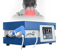 Machine De Thérapie Par Ondes De Choc,Masseur De Tissus Profonds Musculaires Pour Traitement E-D,Douleurs Articulaires Et Soulagement Des Douleurs Musculaires,5 Têtes De Massage Incluses,Non Invasive