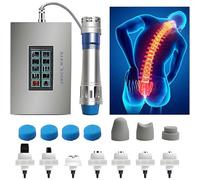 Machine de Thérapie par Ondes de Choc Portable, Équipement de Traitement ESWT avec 7 Têtes de Massage, pour Thérapie DE et Soulagement des Douleurs Non Invasif, Fréquence Ajustable(Upgrade)