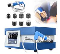 Machine de thérapie par ondes de choc pour la dysfonction érectile et le soulagement de la douleur avec 5 têtes de massage pour les muscles, les genoux, le dos, les articulations et les coudes