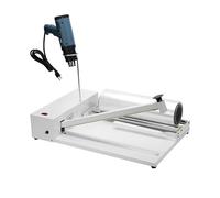 Machine de thermo-rétraction 530 W avec pistolet de thermo-rétraction 1800 W, machine d'emballage par thermoscellage, pistolet thermique réglable, 9 niveaux de température(Ska450)