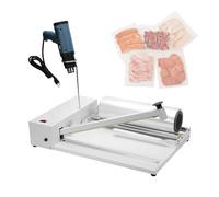 Machine de thermo-rétraction avec pistolet thermique, scelleuse thermique 530 W + pistolet thermique 1500 W for film rétractable, 9 niveaux de température, compatible avec les films PP, PE(Ska300)