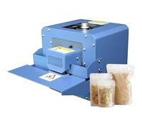 Machine de thermoscellage de sacs, mini-scelleuse automatique de sacs, thermoscelleuse continue pour biscuits, 2 500 paquets par heure pour sacs en plastique, en aluminium et en papier kraft
