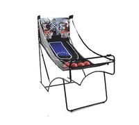 Machine de tir électronique pour enfants adultes - Support de basket-ball pliable - Double support de basket-ball automatique