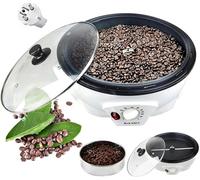 Machine de torréfaction à café de grande capacité, avec plaque de refroidissement, température multifonctionnelle réglable, toast à café, pop-corn, céréales, haricots, etc. - 1200 W