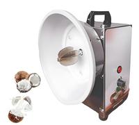 Machine de traitement de la noix de coco, râpe portable avec 1 lame, couvercle anti-poussière, poignées et pieds, 35 kg/h, pour l'extraction de flocons et de lait, corps en acier inoxydable