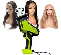 Machine De Transplantation De Perruques En Dentelle à Aiguille RemplaçAble, Avec 1 Aiguille RemplaçAble, DéMarrage/ArrêT à Une Touche, Aucune Colle Requise/Aucune Installation Requise,220V