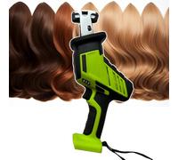 Machine De Transplantation De Perruques, Machine À Tresser Les Dreadlocks Portable, Semi-automatique (autonomie De La Batterie : 3 heures) + Tressage Automatique, Épaisseur Uniforme,Green