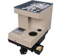 Machine de tri de Compteur de Pièces de Monnaie 65 W, Trieuse Automatique de Compteur de Pièces de Monnaie à Grande Vitesse de 1500 Pièces/Minute, Compteur et Trieur de Pièces Automatiques