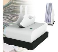 Machine de tri de papier électrique, 20 W, souffleur unique, secoueur de papier automatique, élimine l'électricité statique, relie et organise le papier pour A4/A5/A6