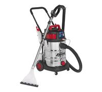Machine De Valet Sealey Humide Et Sec 30L Tambour En Acier Inoxydable VMA915