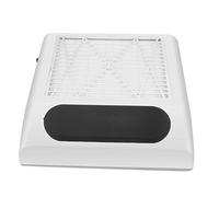 Machine de vide de poussière d'ongle de force d'aspiration forte de collecteur de poussière d'ongle 80W pour la collecte de poussière(EU Plug-argent)