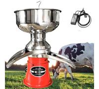 Machine d'écrémage de lait, séparateur centrifuge électrique de crème de lait, séparateur de crème électrique en acier inoxydable 50L/H séparateur de lait de vache de chèvre transformant