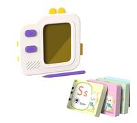 Machine d'éducation précoce avec écran LCD effaçable et cartes mémoire, jouet éducatif bilingue pour enfants