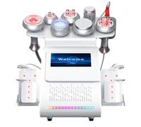Machine D'élimination Des Graisses De Cellulite Sous Vide RF, Machine De Cavitation Ultrasonique Sous Vide 80k, 9 En 1 Pour L'élimination Des Graisses, Photorajeunissement, Machine Perte Poids EMS