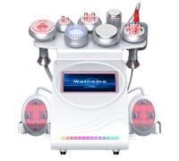 Machine D'élimination Des Graisses De Cellulite Sous Vide RF, Machine De Cavitation Ultrasonique Sous Vide 80k, 9 En 1 Pour L'élimination Des Graisses, Photorajeunissement, Machine Perte Poids EMS