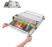 Machine d'emballage alimentaire manuelle, 300W, thermoscelleuse manuelle avec 5 températures réglables, largeur de 45cm, découpeuse de film alimentaire pour la maison, les supermarchés.