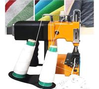 Machine d'emballage de couture portable - Idéale pour tissus, sacs, papier et plastique, puissance 190 W, épaisseur maximale 10 mm, pour entreprises agricoles logistiques