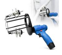 Machine d'emballage de ruban 12 V pour tuyau de climatisation, ligne de cuivre et enveloppe d'isolation - Enrouleur de ruban électrique pour lignes de réfrigérant